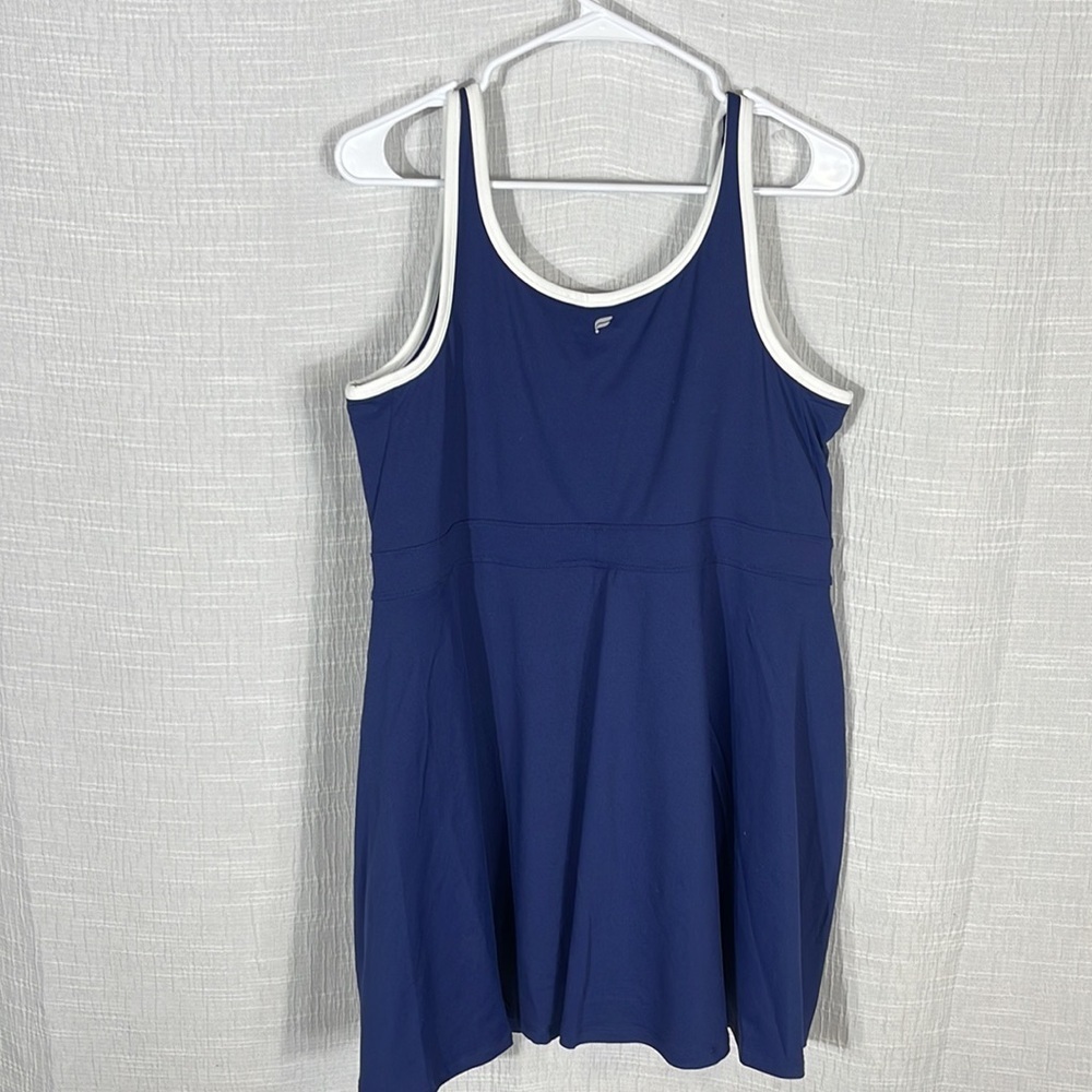 Fabletics Sporty Built‎ In Short Mini Tennis Dress Navy Blue New NWT Size XXL - Picture 7 of 11